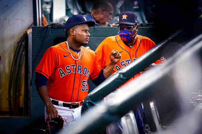 Framber Valdez and Dusty Baker